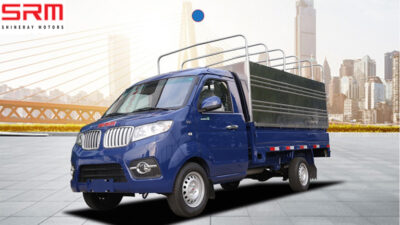 Xe tải SRM 990kg thùng khung mui